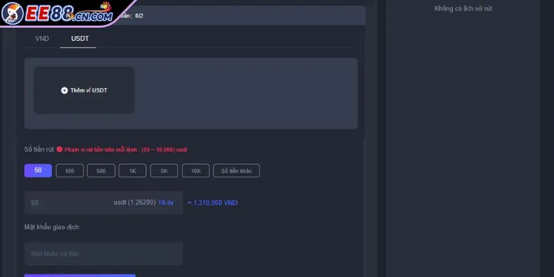 Rút tiền qua ví điện tử nhanh chóng, tiện lợi, hiện đại